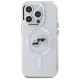3. Karl Lagerfeld IML Metal Karl&Choupette Head MagSafe iPhone 15 Pro Case - White
