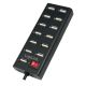 2. LogiLink UA0126 USB 2.0 Hubs and Concentrators 480 Mbit/s Black