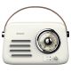 3. SAVIO PORTABLE RADIO WHITE RS-02