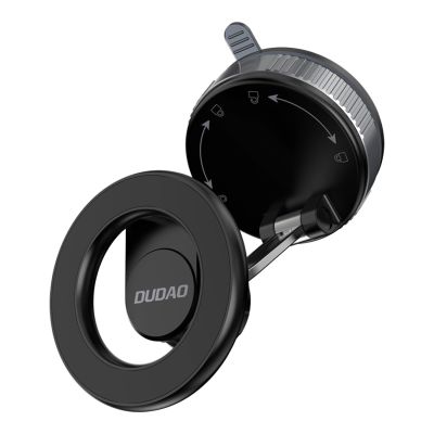 3. Dudao F24X MagSafe Compatible Car Holder with Suction Cup - Black