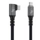 4. Wozinsky WPS1-UY41S USB-C USB4 40Gb/s 240W 1.5m 4K Angled Cable - Black