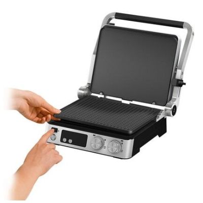 2. BRAUN MultiGrill 7 Contact Grill CG 7044 with grill, frying and waffle plates