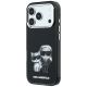 2. Karl Lagerfeld IML Karl&Choupette Bodies Sketch Print MagSafe Case for iPhone 17 Pro Max / 18 Pro Max - Black