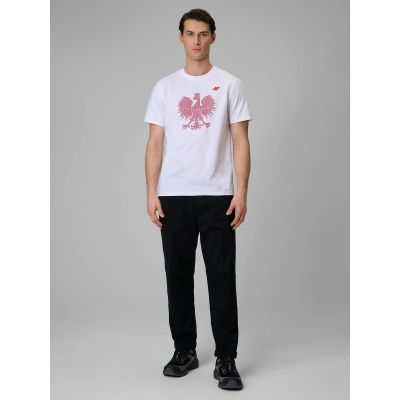 3. Men's fan t-shirt 4F 4FRSS26TTSHM4201-10S