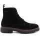2. Men's leather ankle boots, unlined, suede, black, Big Star UU174221