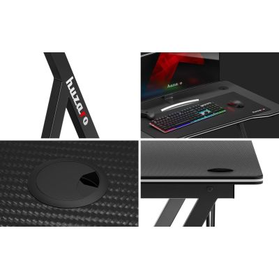 8. Huzaro Hero 1.4 Black Gaming Desk