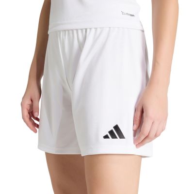 4. adidas Entrada 26 Women's White Shorts JZ2537
