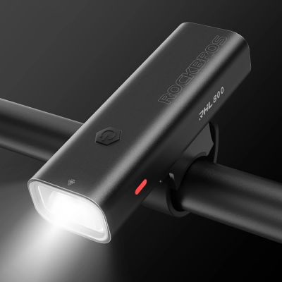 3. Rockbros 24710012001 front bicycle light 800 lm + USB-C - USB-A cable - black