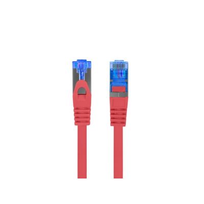 2. LANBERG PATCHCORD S/FTP CAT.6A 0.5M RED LSZH CCA (FLUKE PASSED) PCF6A-10CC-0050-R