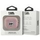 3. Karl Lagerfeld Monogram Choupette Head case for AirPods 3 - pink