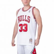 Mitchell &amp; Ness Chicago Bulls NBA Home Swingman Jersey Bulls 97-98 Scottie Pippen M SMJYAC18054-CBUWHIT97SPI