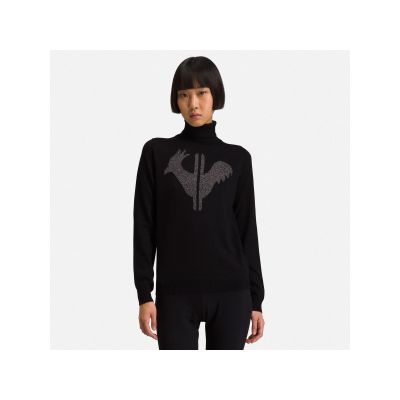 3. ROSSIGNOL W Classic Roll Neck Sweater Black