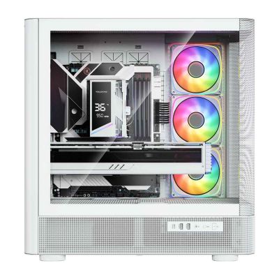 11. MODECOM VOLCANO AQ 500 ARGB MIDI CASE WHITE
