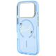 6. Karl Lagerfeld Script Logo MagSafe Case for iPhone 18 Pro / 17 Pro – light blue
