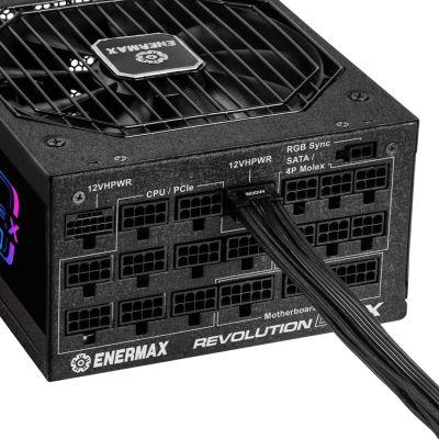 5. Enermax Power Supply 1650W Revolution DFX ATX 3.0 80+ Gold