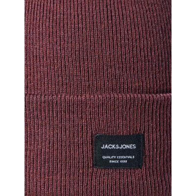 15. Jack & Jones Jacdna Beanie Noos M 12092815 Burgundy