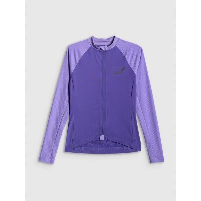 10. Women's cycling longsleeve with UPF50+ filter 4F 4FRSS26TFLOF650-51S