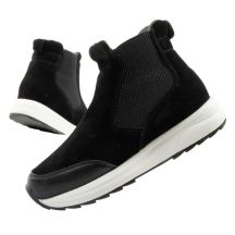 Scholl Beverly Bootie Women's Leather Ankle Boots Black