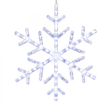 2. SNOWFLAKE DECORATIVE HANGING 40LED WHITE