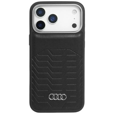 Audi GT Synthetic Leather MagSafe case for iPhone 17 Pro - black