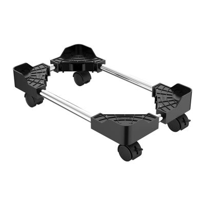 2. Orico CPB4 Adjustable Computer Stand with Wheels - Black