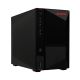 8. NAS Asustor AS5402T; Tower; 2x (3.5" SATA HDD/ 2.5" SSD); Intel Celeron N5105, 4GB DDR4 SODIMM (max. 16GB), 2x 2.5GbE, 4x M.2 2280 NVMe PCIe 3.0, 3x USB 3.2 Gen, 1x HDMI 2.0b