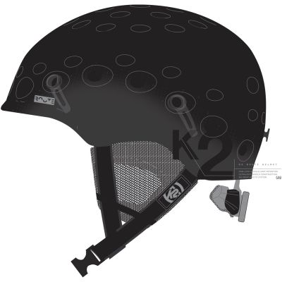K2 ROUTE men's helmet black 51-55