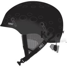 K2 ROUTE men's helmet black 51-55