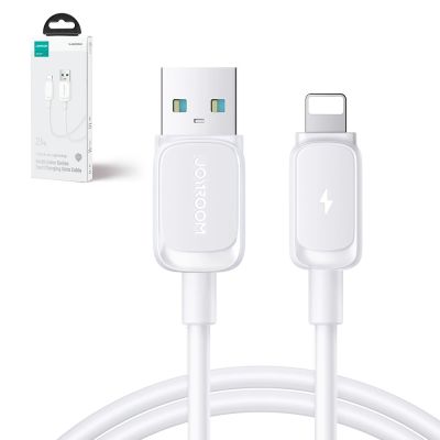 3. Joyroom Multi-Color Series A14 Lightning / USB-A 2.4A 1.2 m cable - white