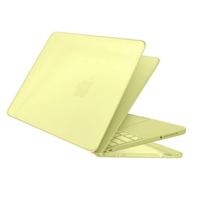 4. Tech-Protect Softshell case for MacBook Neo 13 2026 - matte yellow