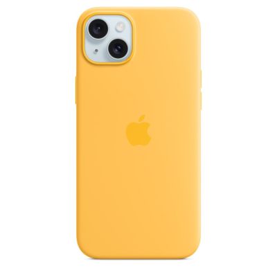 2. Apple Silicone Case with MagSafe Sunshine, for iPhone 15 Plus, MWNF3ZM/A