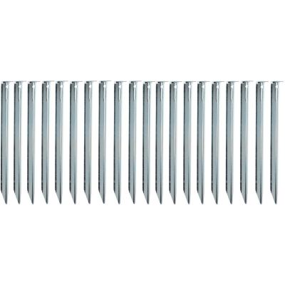 5. TENT PEGS 23CM SET OF 20 METAL IN REDCLIFFS CASE