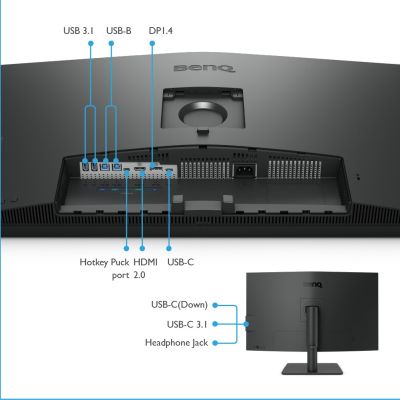 4. BenQ PD3205U computer monitor 80 cm (31.5") 3840 x 2160 px 4K Ultra HD LCD Black
