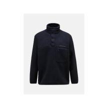 Peak Performance M Fleece Snap T-Neck sweatshirt black