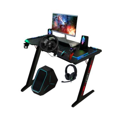 6. Raptor GT100 Gaming Desk 120x60cm RGB Black