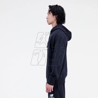 2. New Balance Essentials Stacked Logo Frenc M Hoodie MT31537BK