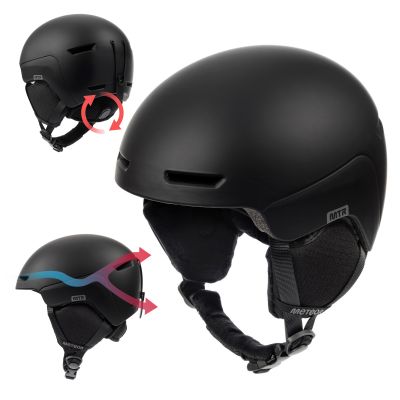 8. Meteor Avalo S Ski Helmet 53-55 cm Black