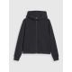 5. Women's sweatshirt with zipper and modal 4F 4FWSS25TSWSF1577-20S