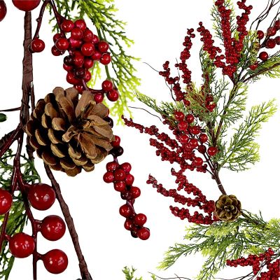 5. DECORATIVE GARLAND 175 CM RED