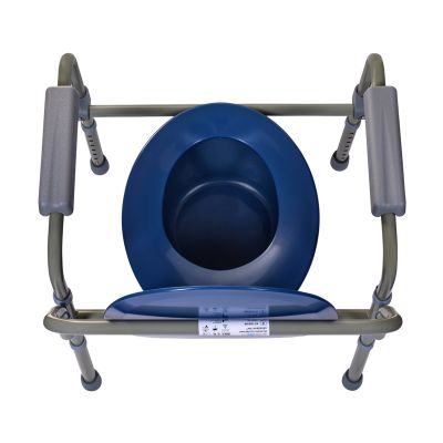 12. 3-in-1 folding toilet chair