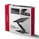 8. Axagon STND-LRB Laptop-Ständer, 360° drehbar, Doppelgelenk, extenderbar Notebook and tablet stand Black 43.9 cm (17.3")