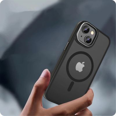 3. Tech-Protect MagMat 2 MagSafe iPhone 15 Case - Matte Black