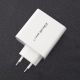 2. QOLTEC WALL CHARGER 63W | 5-20V | 1.5-3A | USB TYPE C PD | USB QC 3.0 | WHITE