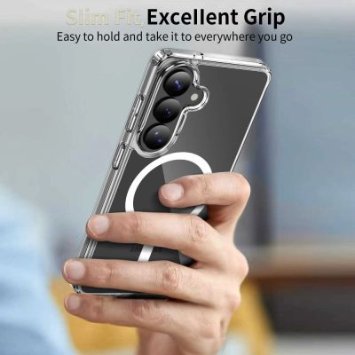 7. Tech-Protect FlexAir Hybrid MagSafe Case for Samsung Galaxy S26+ - Transparent