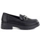 2. Women's leather lords shoes black Jezzi JH03-2