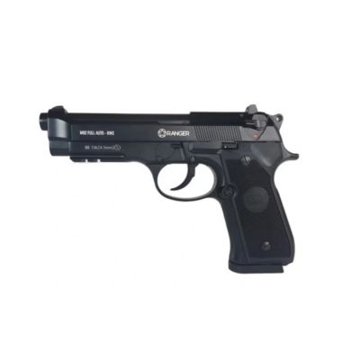 14. RANGER M92 FULL AUTO BLOWBACK air pistol, 4.5 BBs, 18 shots. KWC