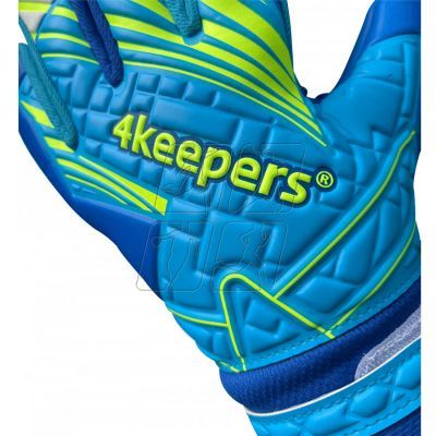 4. 4Keepers Soft Azur NC Jr S929233 goalkeeper gloves