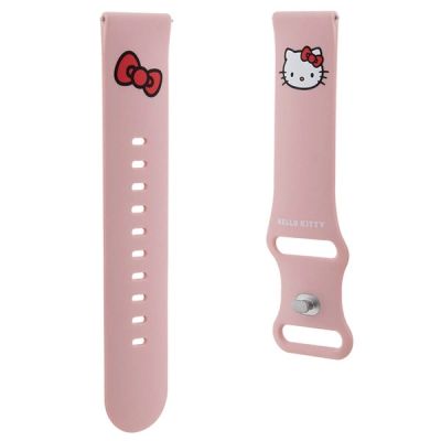 3. Hello Kitty Silicone Kitty Head strap universal 22mm - pink