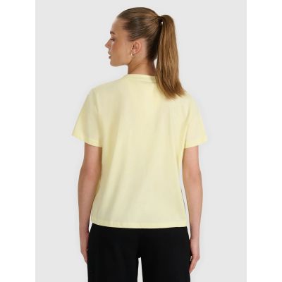 2. Women's printed T-shirt 4F 4FRAW25TTSHF3229-73S