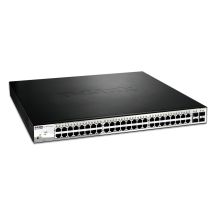 D-Link DGS-1210-52MP switch - Managed - L2 - Gigabit Ethernet (10/100/1000) - Full duplex - Power over Ethernet (PoE)